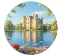 The Castle by The Lake Puzzle 1000 Pièces Educa Jouet en Bois Divertissement Créatif Décoration Intérieure View Jeu Éducatif Challenge Toy Adultes & Enfants des 14 Ans 1000pcs (67.5x67.5cm)
