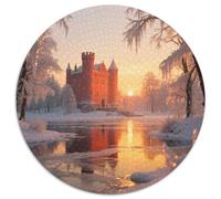 The Castle by The Lake Puzzle 1000 Pièces Educa Jouet en Bois Jeu D'Intelligence Décoration Intérieure View Jeu Éducatif Challenge Toy Adultes & Enfants des 14 Ans 1000pcs (67.5x67.5cm)