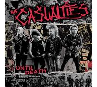 The Casualties - Until Death: Studio Sessions - Red/Black Splatter [Vinyl Lp] Black, Colored Vinyl, Red