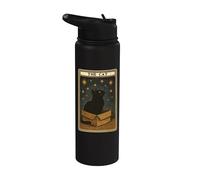 The Cat Carte de tarot chat mystique dans une boîte Stainless Steel Insulated Water Bottle