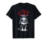 The Cat Horror Chat Halloween Effrayant Drôle T-Shirt