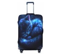 The Cat in The Dream Housse de protection durable anti-rayures pour bagages de 45,7 à 81,3 cm, Noir , S