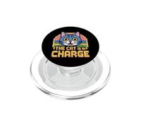 The Cat is in Charge PopSockets PopGrip pour MagSafe