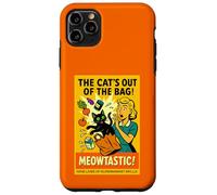 The Cat is Out of The Bag! Rétro des années 1950 Coque pour iPhone 11 Pro Max