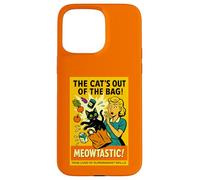 The Cat is Out of The Bag! Rétro des années 1950 Coque pour iPhone 15 Pro Max