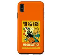 The Cat is Out of The Bag! Rétro des années 1950 Coque pour iPhone XS Max