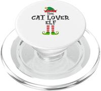 The Cat Lover Elf - Funny Matching Family Group Christmas PopSockets PopGrip pour MagSafe