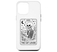 The Cat Lover Tarot Squelette Lune Étoiles Coque pour iPhone 12 Pro Max