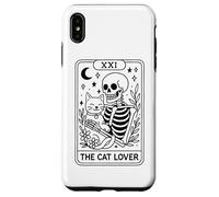The Cat Lover Tarot Squelette Lune Étoiles Coque pour iPhone XS Max