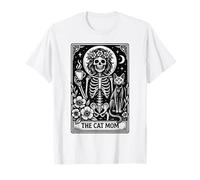 The Cat Mom Tarot Squelette Funny Cat Lover Mother's Day T-Sh T-Shirt