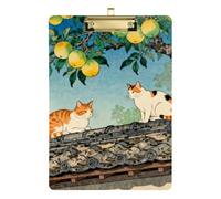 The Cat on the Roof Porte-bloc en plastique pour infirmières et entrepreneurs en maison Format A4 9 x 12