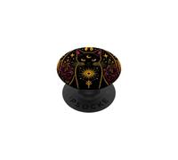The Cat Tarot Gothique Occulte Rose Crânes Lune Femmes Filles PopSockets PopGrip Adhésif