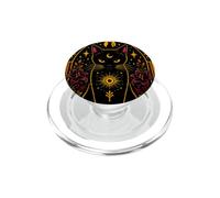 The Cat Tarot Gothique Occulte Rose Crânes Lune Femmes Filles PopSockets PopGrip pour MagSafe