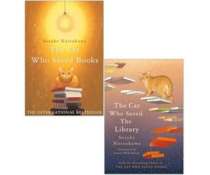 The Cat That Saves Books By Natsukawa Sosuke & The Cat Who Saved the Library By Louise Heal Kawai 2 Books Collection Set