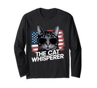 The Cat Whisperer Farmer Animal Farm, drôle pour Hommes et Femmes Manche Longue