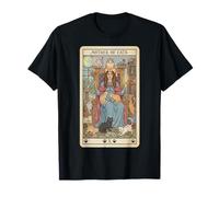 The Cat Woman Carte de Tarot Gothique Vintage Motif Chats T-Shirt
