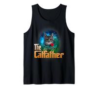 The Catfather Funny Kitten Cat Lover Funny Dad Fathers Day Débardeur