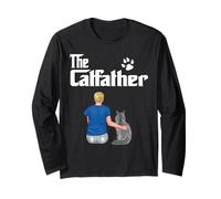 The Catfather Maine Coon Cat Dad Funny Cats Loves Manche Longue