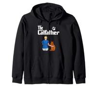 The Catfather Maine Coon Cat Dad Funny Cats Loves Sweat à Capuche