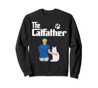 The Catfather Maine Coon Cat Dad Funny Cats Loves Sweatshirt