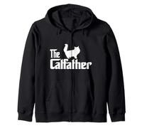 The Catfather Persian Cat Lover Funny Father Cat Dad Sweat à Capuche