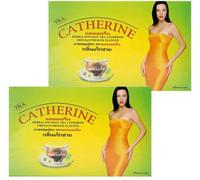 Thé Catherine minceur 32 sachets saveur Chrysanthème (2 Boîtes, 2 X 32)