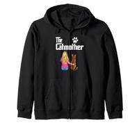 The Catmother Bengal Cat Lover Funny Mother Cat Mom Sweat à Capuche