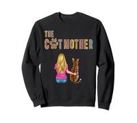 The Catmother Bengal Cat Lover Funny Mother Cat Mom Sweatshirt