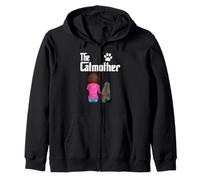 The Catmother British Shorthait Cat Lover Mother Cat Mom Sweat à Capuche