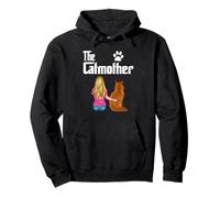 The Catmother Maine Coon Cat Lover Funny Mother Cat Mom Sweat à Capuche