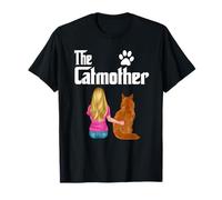 The Catmother Maine Coon Cat Lover Funny Mother Cat Mom T-Shirt
