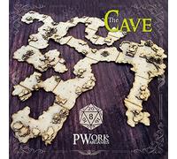 The Cave (La Caverne)-Cartes Tactiques 3d Rpg Fantasy Dungeon Tiles-Cartes Tactiques 3d Modulaires En Mdf 3 Mm