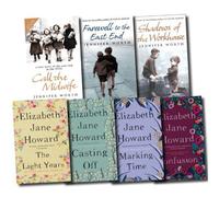 The Cazalet Chronicle Series and Midwife Trilogy Collection Elizabeth Jane Howard and Jennifer Worth 7 Books Set (The Light Years, Marking Time, Confusion, Casting Off, Call The Midwife, Farewell To The East End, Shadows Of The Workhouse)