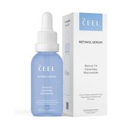The Ceel Sérum au rétinol pour le visage - Raffermissant - Anti-âge - Éclaircissant - Lisse les ridules et les rides - 1 % de rétinol, céramides et niacinamide