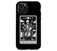 The Cello Dude Carte de Tarot Squelette Motif Lune sorcière Coque pour iPhone 11 Pro