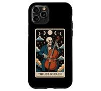 The Cello Dude Carte de Tarot Squelette Motif Lune sorcière Coque pour iPhone 11 Pro
