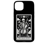 The Cello Dude Carte de Tarot Squelette Motif Lune sorcière Coque pour iPhone 15 Plus