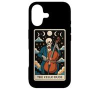 The Cello Dude Carte de Tarot Squelette Motif Lune sorcière Coque pour iPhone 17