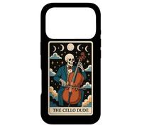 The Cello Dude Carte de Tarot Squelette Motif Lune sorcière Coque pour iPhone 17 Pro