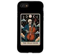 The Cello Dude Carte de Tarot Squelette Motif Lune sorcière Coque pour iPhone SE (2020) / 7/8
