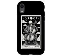 The Cello Dude Carte de Tarot Squelette Motif Lune sorcière Coque pour iPhone XR