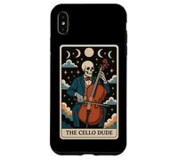The Cello Dude Carte de Tarot Squelette Motif Lune sorcière Coque pour iPhone XS Max