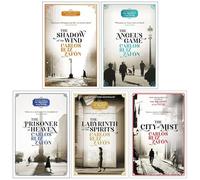 The Cemetery of Forgotten Series Books 1 - 5 Collection Set by Carlos Ruiz Zafon (Shadow of the Wind, Angel's Game, Prisoner of Heaven, Labyrinth of the Spirits & The City of Mist)