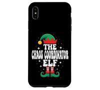 The Chaos Coordinator Elf Funny Christmas Matching Family Coque pour iPhone XS Max