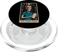 The Charge Nurse Carte de Tarot Squelette Lune sorcière PopSockets PopGrip pour MagSafe