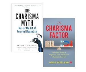 The Charisma Myth by Olivia Fox Cabane & The Charisma Factor by Leesa Rowland 2 Books Collection Set
