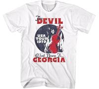 The Charlie Daniels Band T Shirt Devil Went Down to Georgia Adult Short Sleeve T Shirts Vintage Style Graphic Tees Manches Courtes(X-Large)