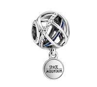 The Charmery Breloque Space Mountain en argent sterling 925 compatible avec les breloques Pandora et beaucoup d'autres bracelets à breloques britanniques.