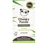 The Cheeky Panda Limited - Mouchoirs en bambou | 10 lingettes | Sans plastique, parfait pour les déplacements, super doux, indéchirable, durable