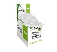 The Cheeky Panda Mini Lingettes Voyage | 12 paquets de 12 Lingettes Humides à base d'eau à 99% (144 Lingettes)